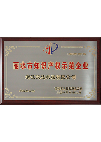 麗水市知識產(chǎn)權(quán)示范企業(yè)